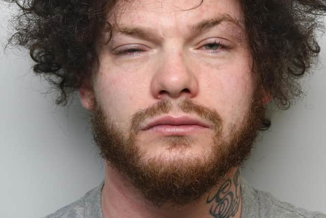 Kyle Major was jailed for nine years for carrying out a burglary at a house in Wakefield armed with a bottle of bleach.