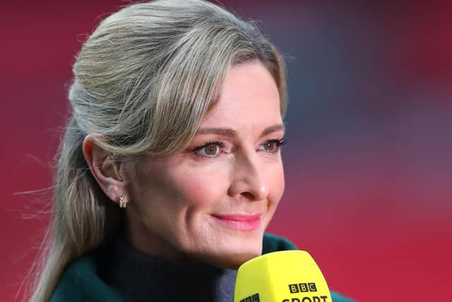 Gabby Logan has said heart screening for young people who play sport regularly would help people avoid the heartbreak her family experienced when her brother died suddenly due to an underlying condition. PA.