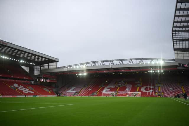 Liverpool's home ground Anfield. Pic: Getty