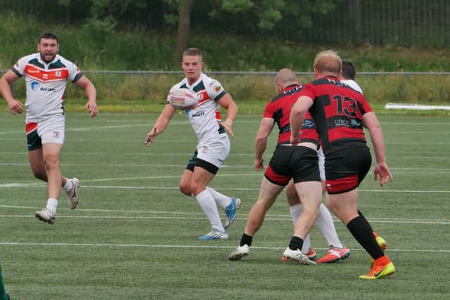 Joe Sanderson during his previous spell at Hunslet. Picture by Paul Johnson/Hunslet RLFC.