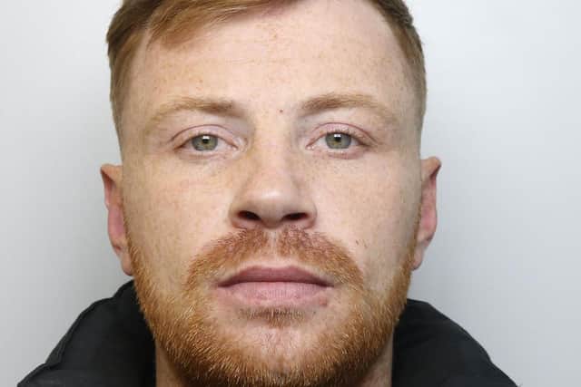 Anthony Behan was jailed for 18 months at Leeds Crown Court after pleading guilty to burglary and cannabis supply offences.