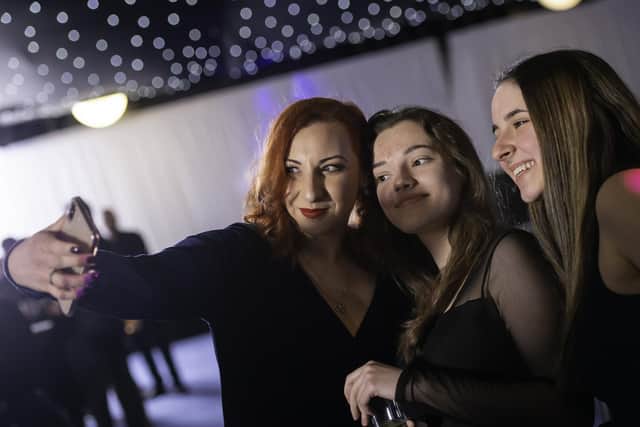 Guests as the drinks reception for the Oliver Awards 2020