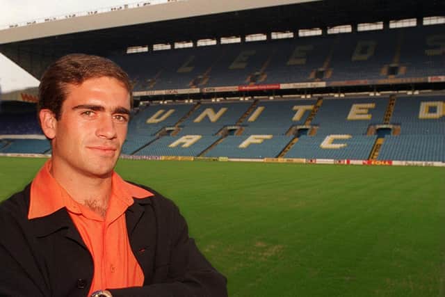 Bruno Riberio pictured at Elland Road after signing for Leeds United. PIC: Mike Cowling