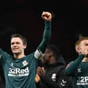 Former Leeds United captain Jonny Howson celebrates with Middlesbrough. Pic: Getty