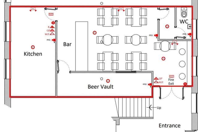 This is the proposed layout for the pub, as seen in plans submitted to Leeds City Council.