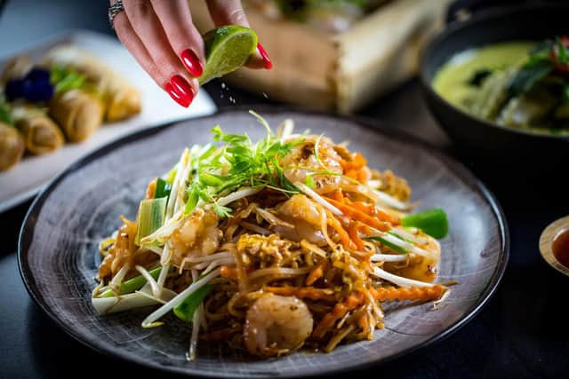 The class teaches participants how to make some of the restaurant’s most popular dishes, including Pad Thai, Papaya Salad, Tom Yum Thai Soup and Spring Rolls