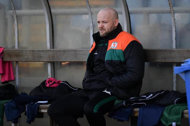 Hunslet coach Alan Kilshaw watches on at last week's Harry Jepson Trophy tie against Leeds Rhinos. Picture by Jonathan Gawthorpe.