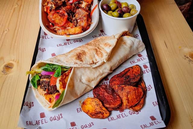The bar will serve mouth-watering food from Falafel Guys, from falafel to grilled halloumi and slow oven-cooked chicken