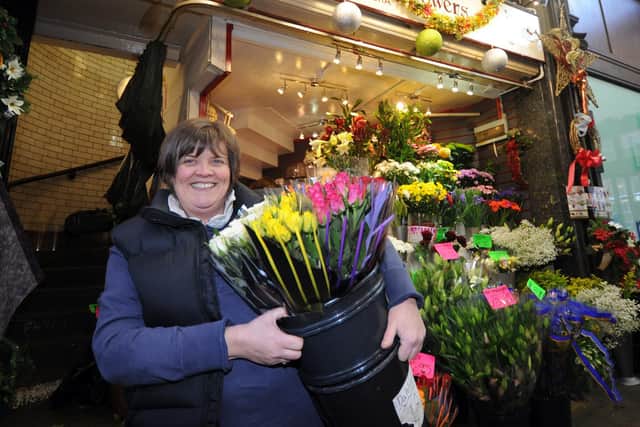Alan Brown Flowers in Kirkgate Market is rated 4.6 out of 5 stars on Google Review. Photo: Simon Hulme