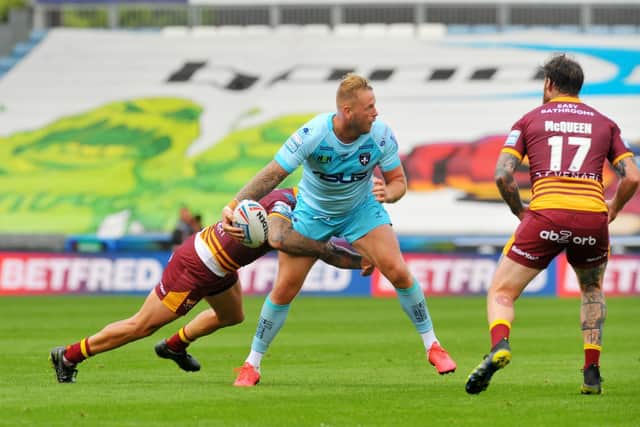 Joe Westerman in action for Wakefield against Huddersfield last year. Picture by Steve Riding.
