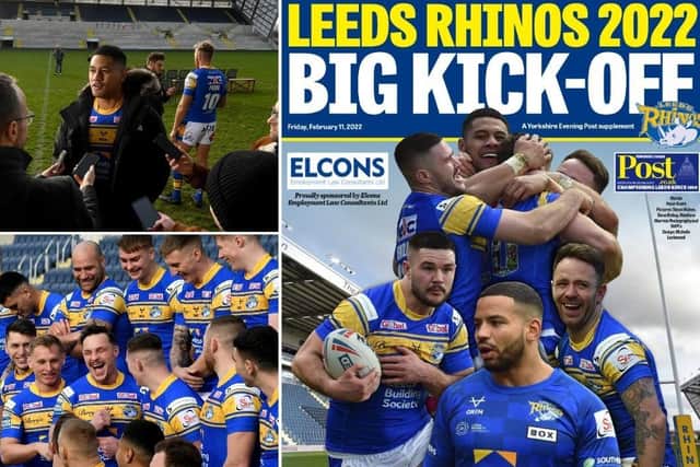 Don't miss your free 16-page guide to the Leeds Rhinos 2022 season in the Yorkshire Evening Post on Friday February 11.