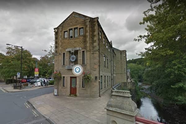 Fire crews saved the man on Valley Road, Hebden Bridge shortly after 8pm on Friday.
