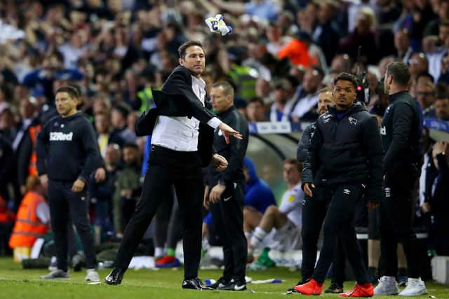 PAST HISTORY - Frank Lampard has played down his past dealings with Leeds United and Marcelo Bielsa, maintaining he has great respect for the Whites boss. Pic: Getty