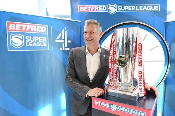 Adam Hills will present Channel 4's coverage of Super League. Picture by Simon Wilkinson/SWpix.com.