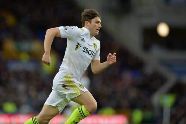 UPBEAT MESSAGE: From Leeds United's Dan James on the back of Saturday's 3-0 defeat against Everton at Goodison Park. Picture by Bruce Rollinson.