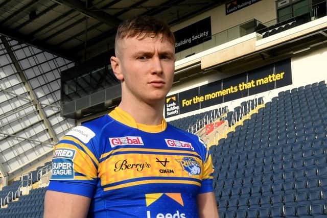 Fans expect to see Harry Newman in contention for a place in Leeds Rhinos' squad to face Wigan Warriors. Picture: Simon Hulme/JPIMedia.