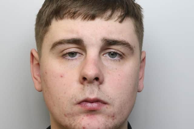 Harrison Wood was sent to a young offender institution for 20 months for robbing a youth at Pudsey Bus Station.