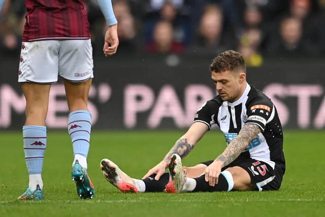 Kieran Trippier's fractured metatarsal could have a major impact on the rest of Newcastle United's season. Pic: Stu Forster.