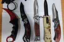 Dangerous knives designed to cause injury have been seized from addresses across Leeds in the first of a series of new operations by force's Operation Jemlock team.