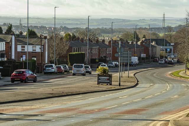 Tingley is an area near Morley which has a Wakefield postcode but sits in the Ardsley and Robin Hood ward of Leeds City Council. Pictured is Dewsbury Road in Tingley. Photo: Tony Johnson