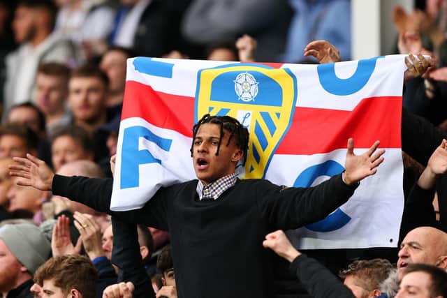 The Leeds United fanbase are famous for their passionate support. Pic: Marc Atkins.