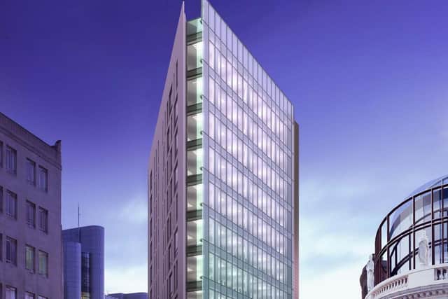 Designs of what City Square House will look like.