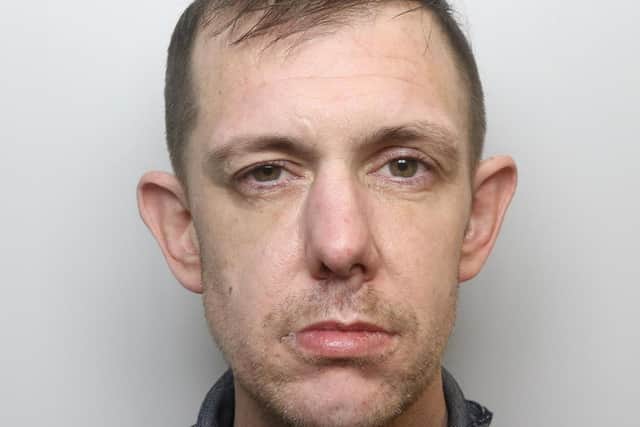 Christopher Thrush was jailed for 28 months for burgling a house on Gipton Wood Road, Oakwood,