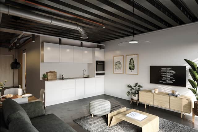 The Aire Lofts are a collection of one and two bedroom apartments.