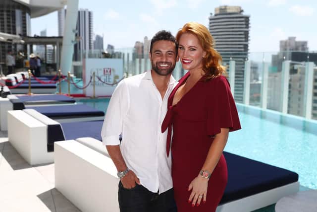 Pictured is Jules Robinson and Cameron Merchant from Married at First Sight Australia. Season nine is set to start on E4 next week. Photo: Chris Hyde/Getty Images