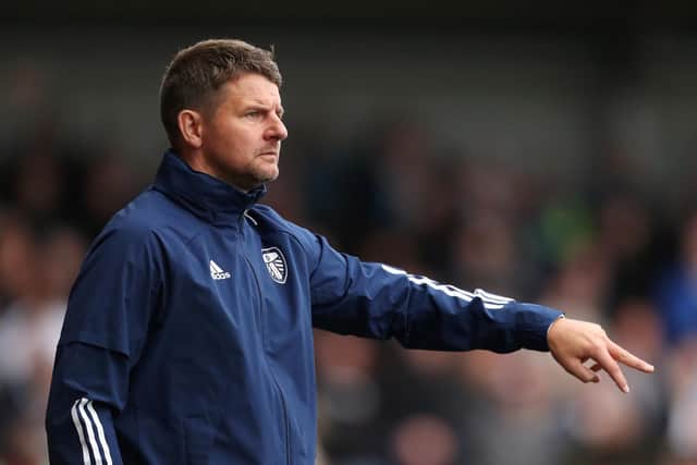 SEAGULLS CLASH: For Leeds United's under-23s and boss Mark Jackson, above. Photo by Lewis Storey/Getty Images.