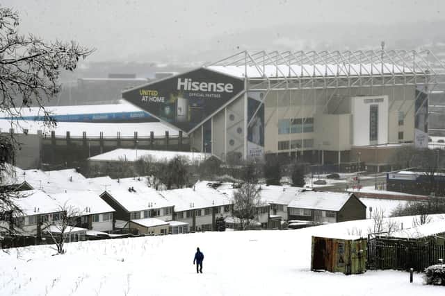 Storm Eunice is set to bring snow and very strong winds to Leeds.