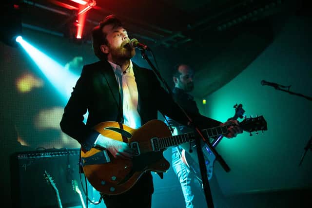 Lead vocalist and guitarist David Martin performing at a sold-out show at Brudenell Social Club in December (Photo: Emma Stone)