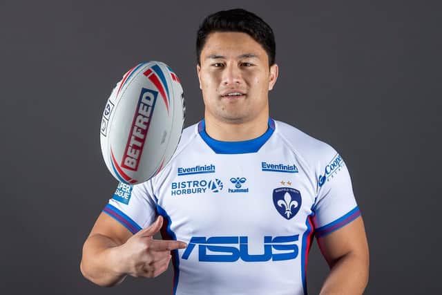 Mason Lino could feature for the first time for Wakefield Trinity at Catalans Dragons. Picture: Allan McKenzie/SWpix.com.