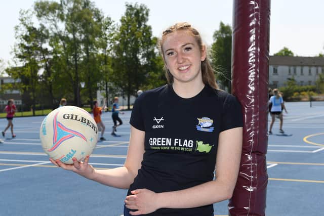 FAN POWER: Leeds Rhinos' Sienna Rushton loved playing in front of a home crowd this week. Picture: Gerard Binks.