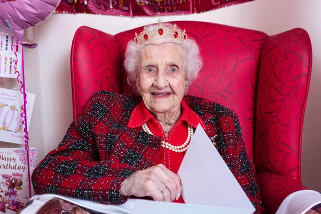 Woodlands Residential home manager, Vikki Banks, set about to make her birthday this year extra special and asked strangers to send a card to Irene.