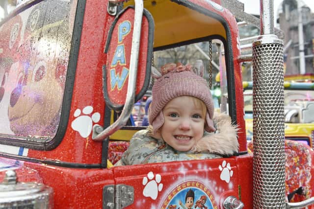 Emmie Threllfall, three, from Morley. Photo: Steve Riding