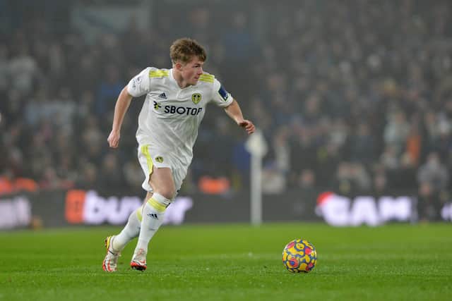 'TENACITY': David Prutton is a big fan of 19-year-old Leeds United forward Joe Gelhardt and feels the England youth international must be handed more minutes. Picture by Bruce Rollinson.