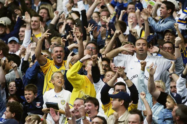 VOLCANIC ATMOSPHERE - Leeds United's Elland Road meetings with Manchester United stay with the players and referees who feature in them. Pic: Getty