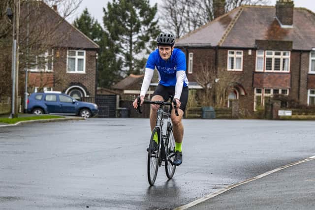 Oliver Beckett is undertaking a 600 mile cycle across Europe from his home in north Leeds to Copenhagen, the capital city of Denmark. He intends to raise money for the hospital in Manchester which treated his wife to fund further research into PMP.