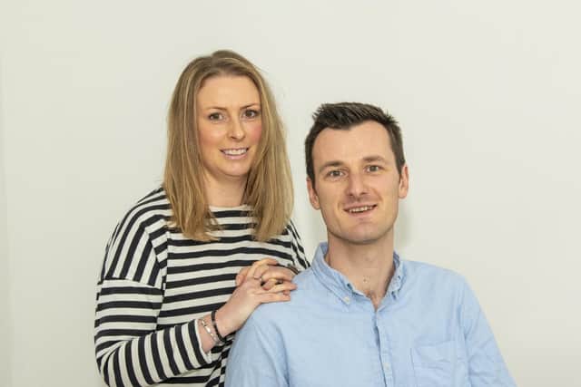 Jackie and Oliver Beckett. The Chapel Allerton couple are looking to fundraise for The Christie hospital in Manchester where Jackie was treated for a very rare type of cancer.
Pictures by Tony Johnson