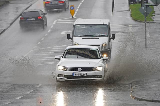 There are 14 flood warnings expected across Leeds today as Storm Eunice continues to bring heavy rain and winds. Photo: PA