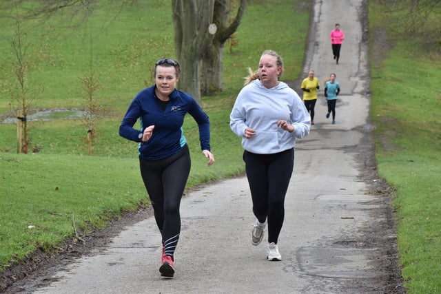 Tough going at the Sewerby Parkrun