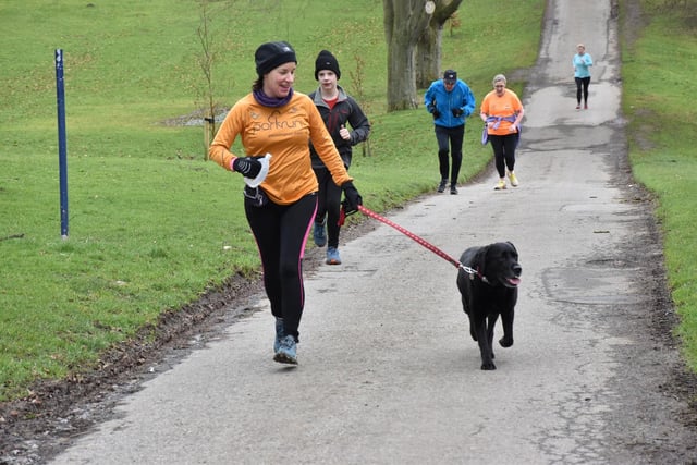 Action from the Sewerby Parkrun