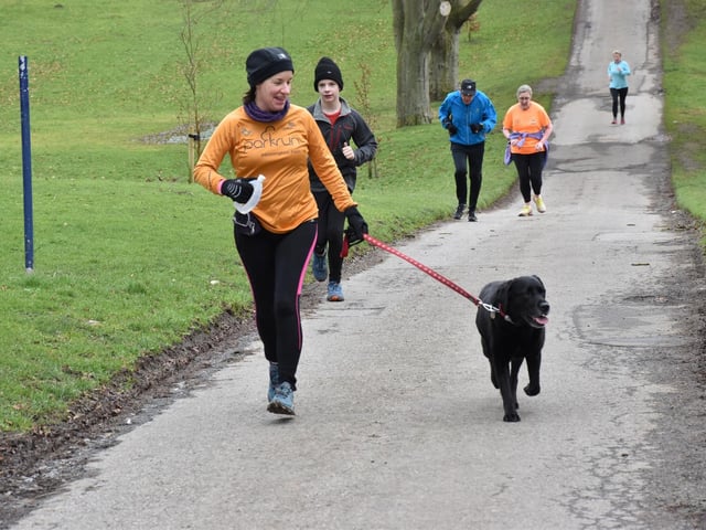 Action from the Sewerby Parkrun