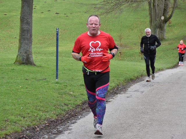 Bridlington Road Runners' Dave Pring in action at the Sewerby Parkrun