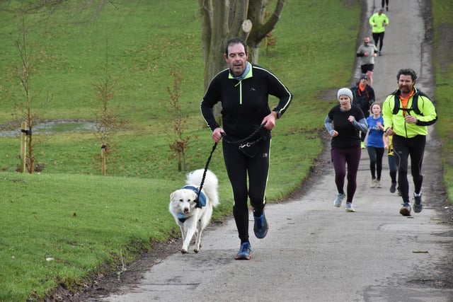Action from the Sewerby Parkrun