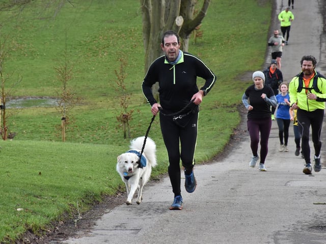 Action from the Sewerby Parkrun