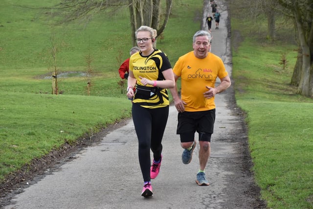 A Brid Road Runner tackles Sewerby Parkrun