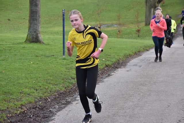 A Bridlington Road Runner in action at the Sewerby Parkrun