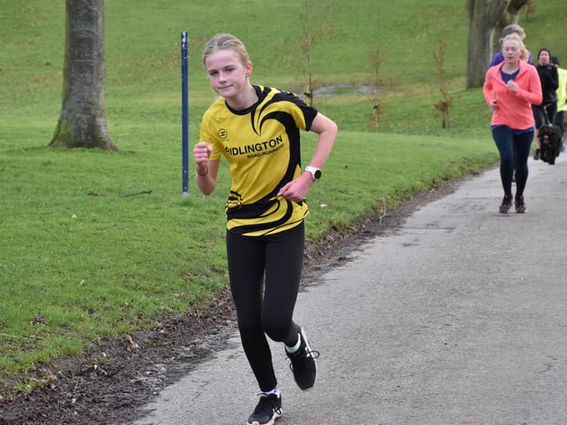 A Bridlington Road Runner in action at the Sewerby Parkrun